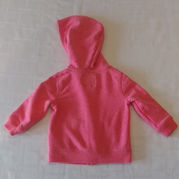 Oshkosh Girl's "Awesome" Pink Front Zippered Hoody - Picture 4 of 8